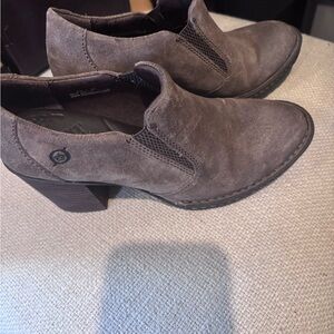 boc Brown Women's Block Heel Mules